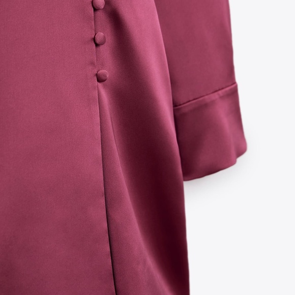 Zara limited edition satin effect short jumpsuit - Picture 10 of 10